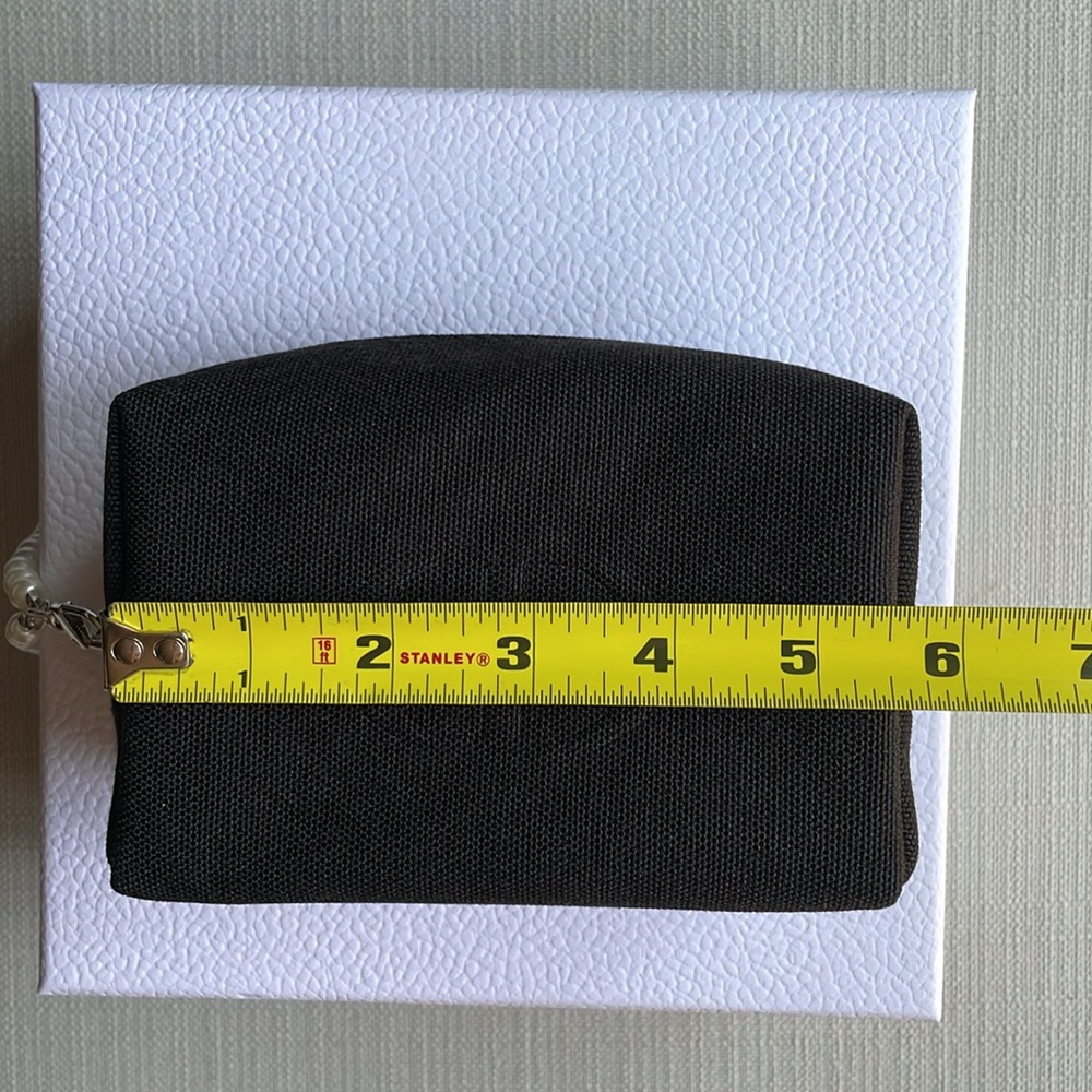 Dior black canvas cosmetics pouch with box - Picture 12 of 17